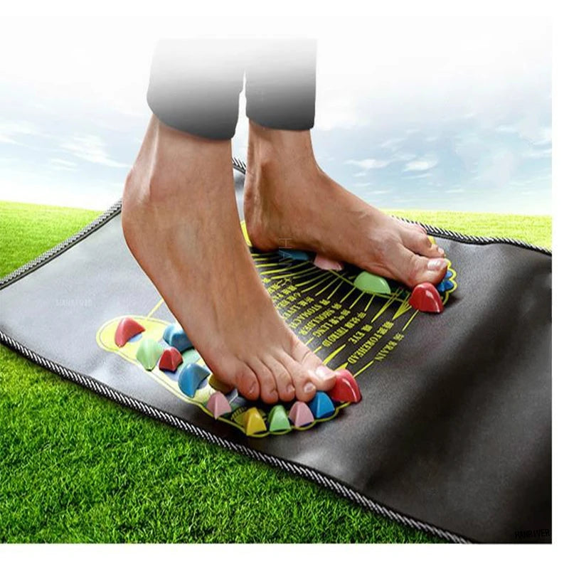 Feet Massage Pad Chinese Feet Reflexology Walk Massage Stone Feet Pain Relieve Mat Pad Feet Health Care Massager Cushion