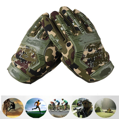 Upgrade Version Tactical Military Gloves Man Airsoft Special Forces Training Fighting Gloves Outdoor Anti-Skid Camouflage Gloves