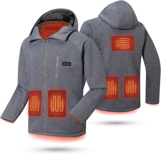 Unisex Heated Jacket, USB Electric Heat Vest for Men Women (Not Include Battery)