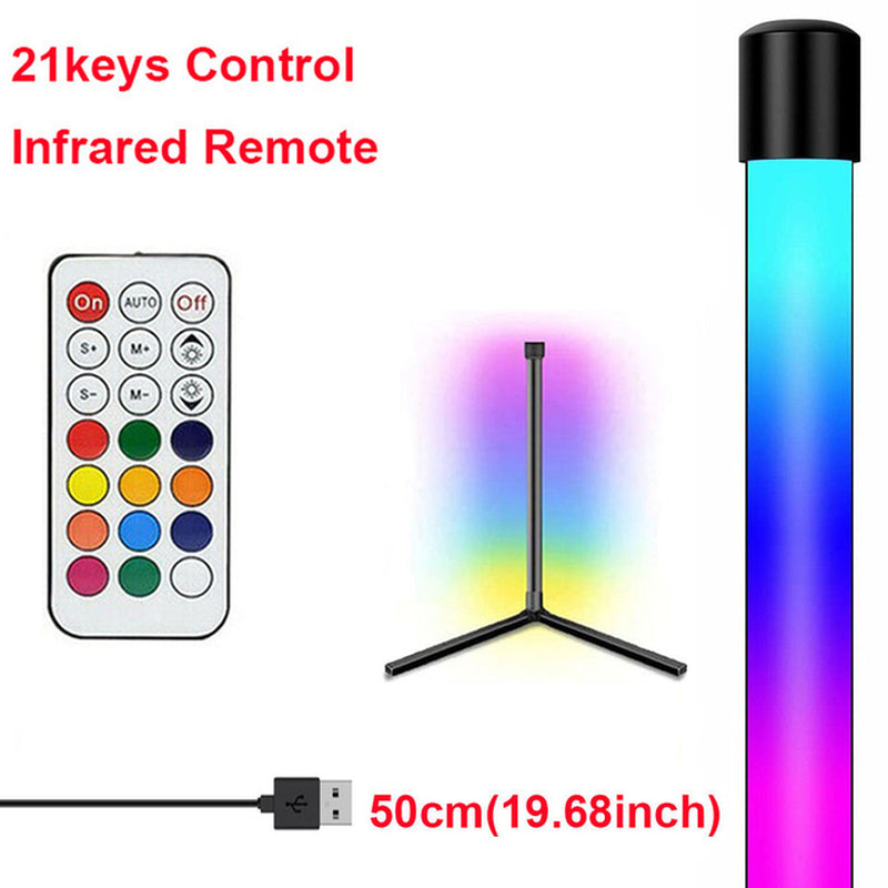 Living Room Dimmable Corner Floor Lamp 150Cm Stand Tuya Smart RGB LED Mood Light for Bedroom Nordic Home Decor Interior Lighting