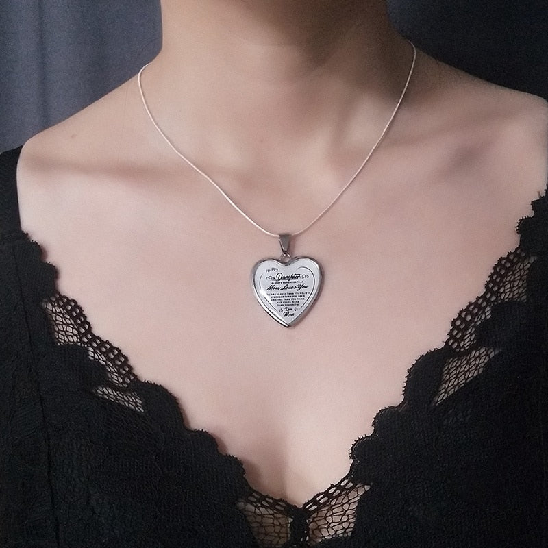 To My Daughter Love Choker Jewelry Gift