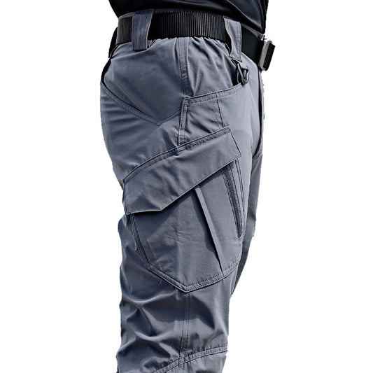 New Mens Tactical Pants Multiple Pocket Elasticity Military