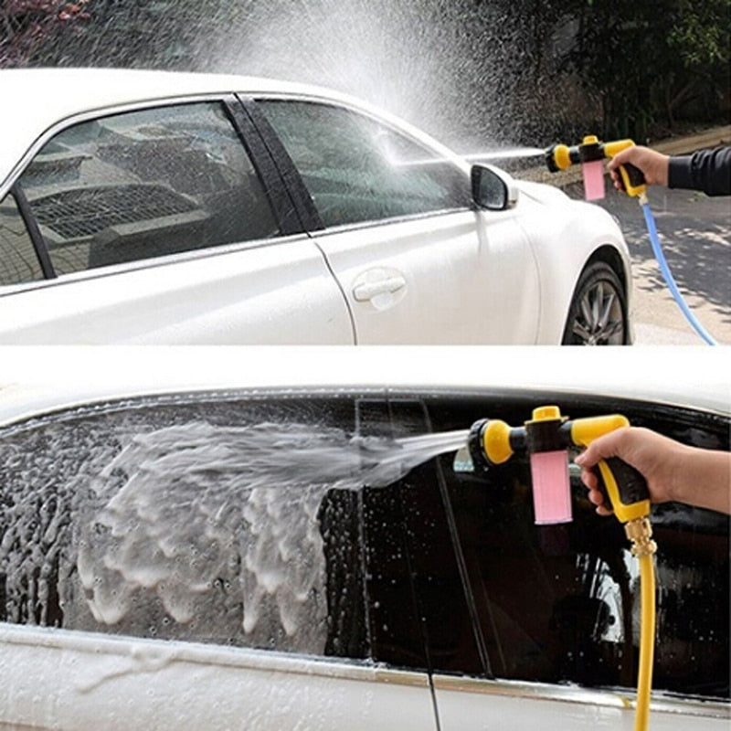 New Water Gun Hose Nozzle Car Wash Garden Watering Spray High Pressure Plant Sprinkler Irrigation Tool