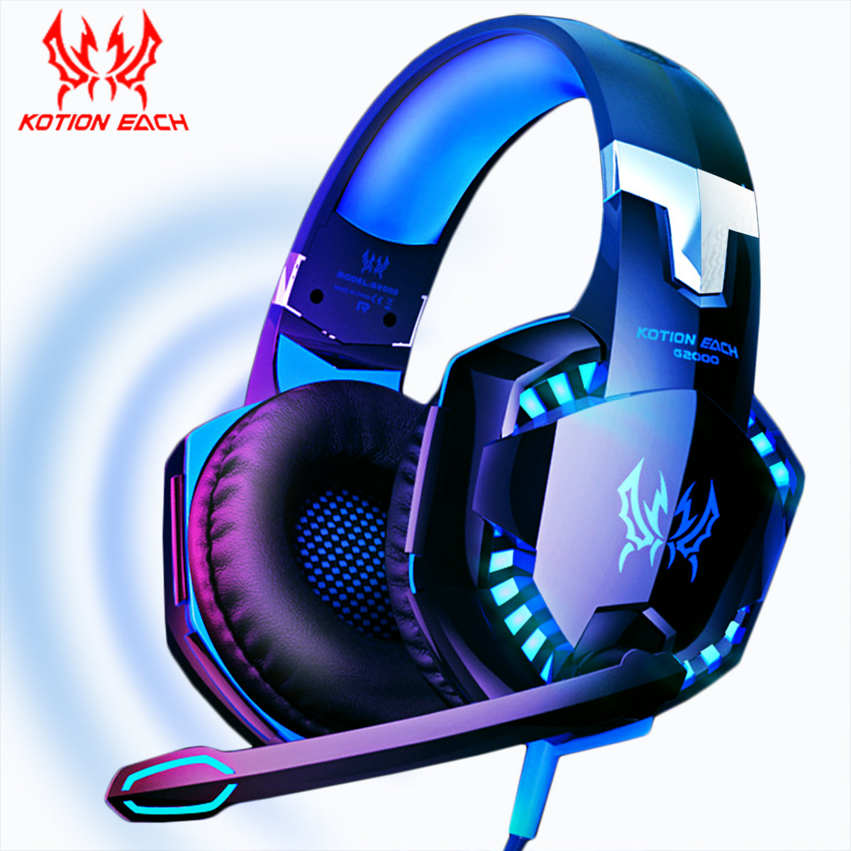 Game Headphones Bass Stereo