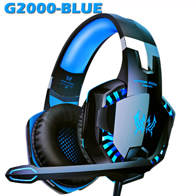 Game Headphones Bass Stereo