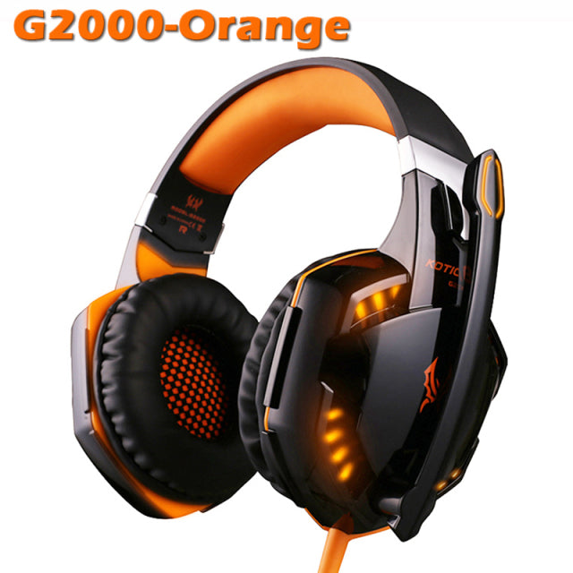 Game Headphones Bass Stereo