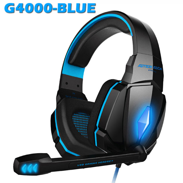 Game Headphones Bass Stereo