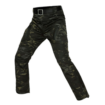 New Mens Tactical Pants Multiple Pocket Elasticity Military