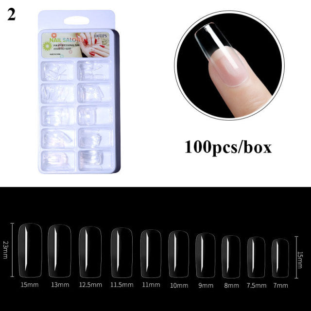 Fake Nail Nails Extension Transparent Acrylic Nail