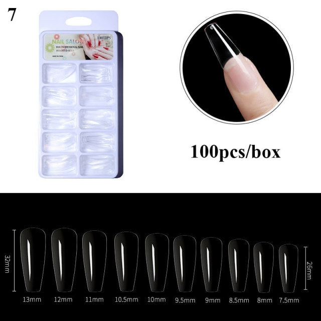 Fake Nail Nails Extension Transparent Acrylic Nail