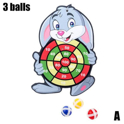 Children Target Sticky Ball Throw Dartboard