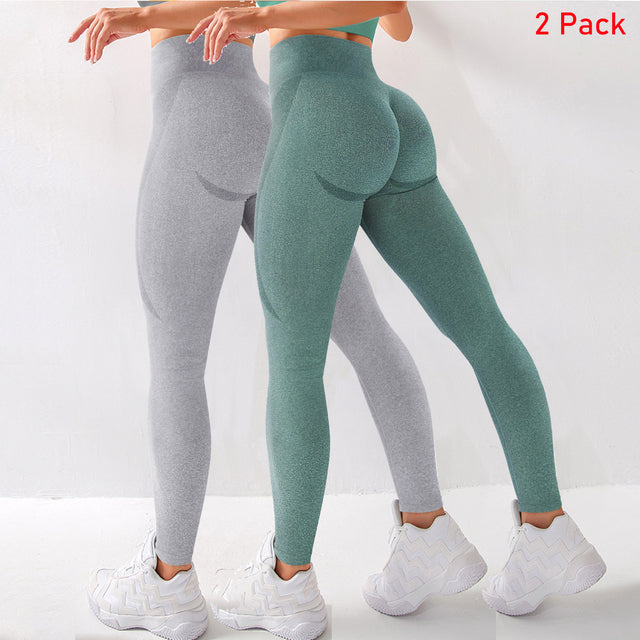 Seamless Push Up Leggings Scrunch Butt