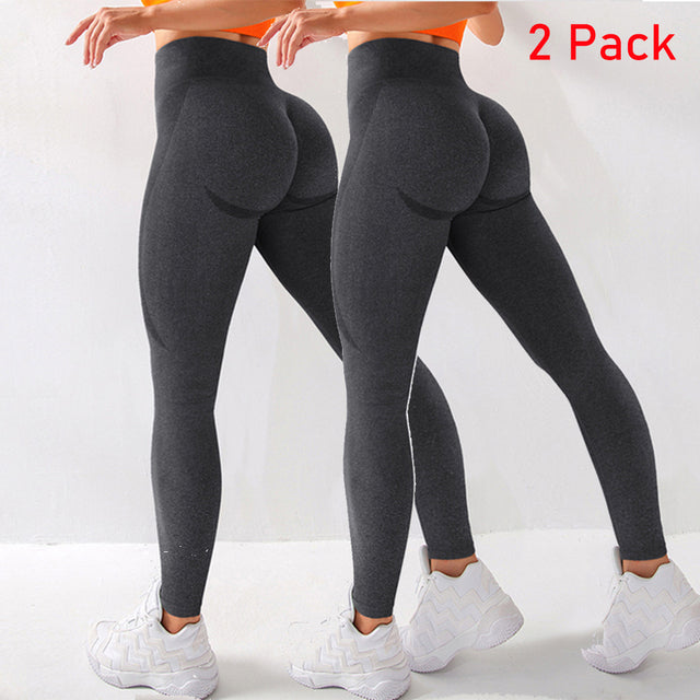 Seamless Push Up Leggings Scrunch Butt