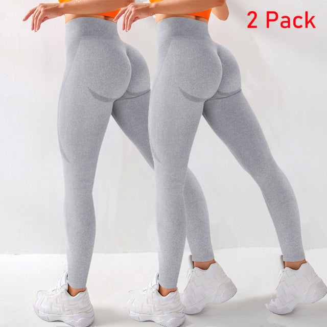 Seamless Push Up Leggings Scrunch Butt