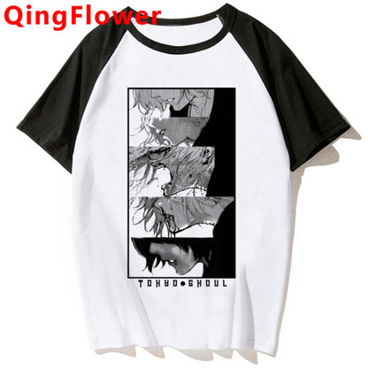 Japanese Anime Kaneki Ken Y2k Tokyo Ghoul T Shirt Men