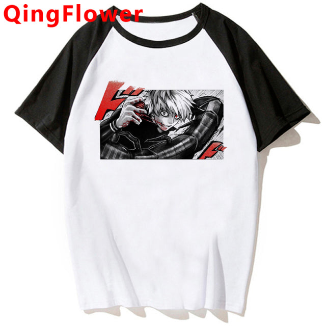 Japanese Anime Kaneki Ken Y2k Tokyo Ghoul T Shirt Men