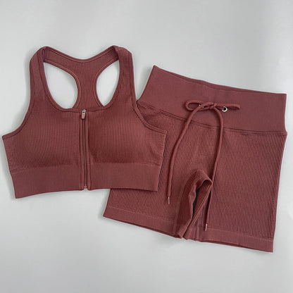 Women tracksuit Seamless Yoga Set Workout Sportswear