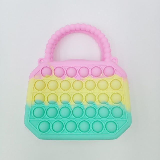 Fidget Silicone Push Bubble Crossbody Bag