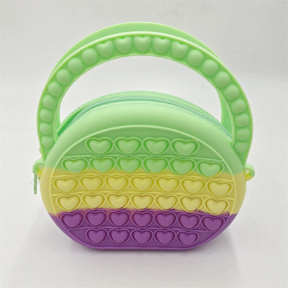 Fidget Silicone Push Bubble Crossbody Bag