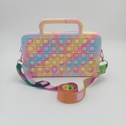 Fidget Silicone Push Bubble Crossbody Bag