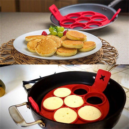 Nonstick Silliconem Pancake  And Egg Maker Mold Silicone Egg