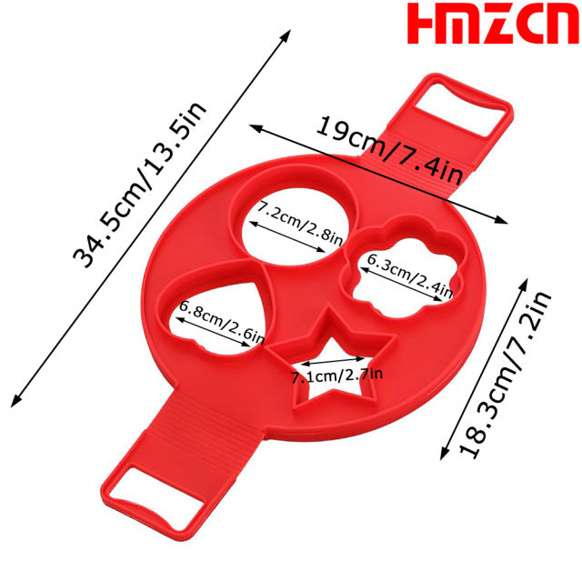 Nonstick Silliconem Pancake  And Egg Maker Mold Silicone Egg