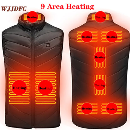 New Heated Vest Men Women Clothing