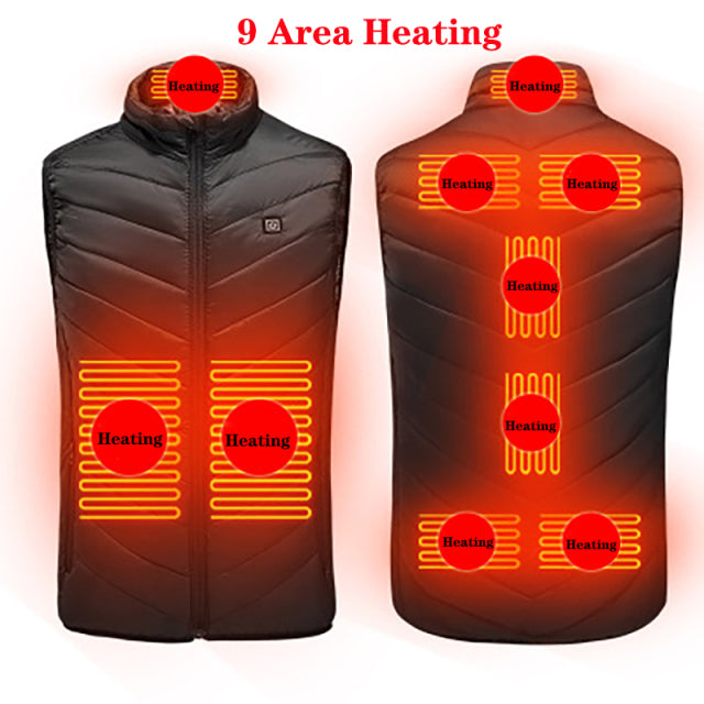 New Heated Vest Men Women Clothing