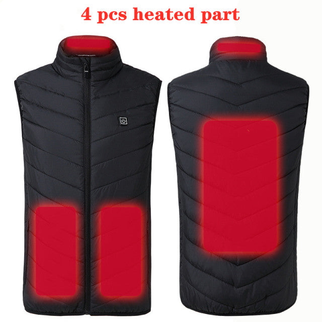 New Heated Vest Men Women Clothing