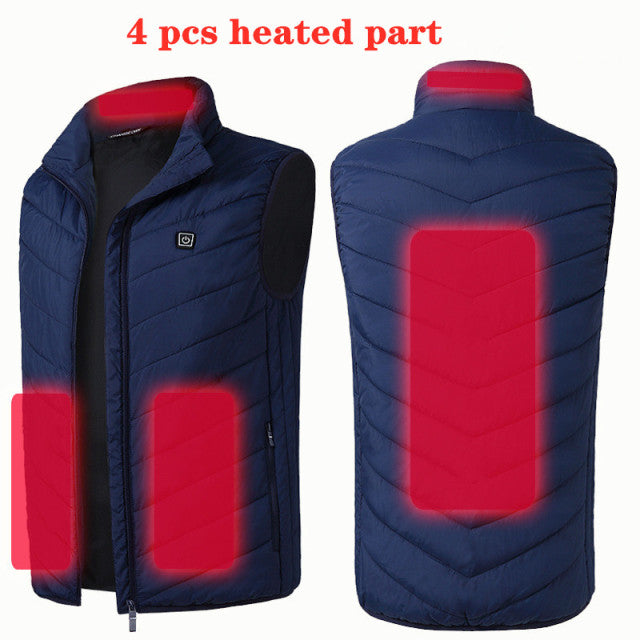 New Heated Vest Men Women Clothing