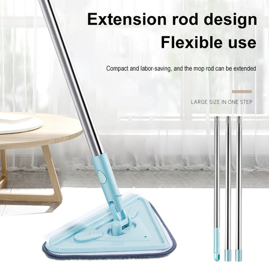 Retractable Glass  Cleaner  Dust /Mop Rotating