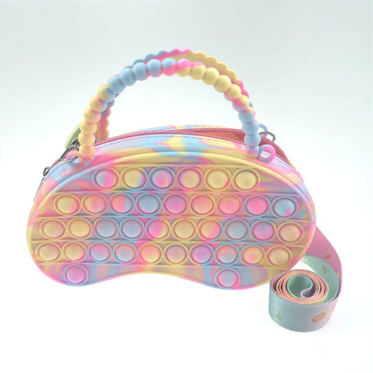 Fidget Silicone Push Bubble Crossbody Bag