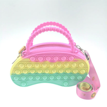 Fidget Silicone Push Bubble Crossbody Bag