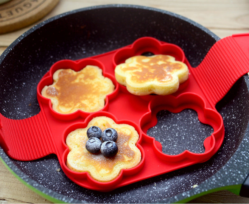 Nonstick Silliconem Pancake  And Egg Maker Mold Silicone Egg