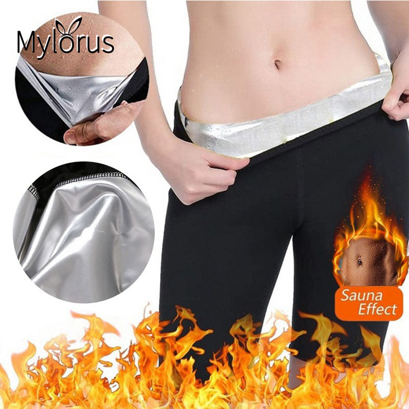 Sweat Sauna Pants Body Shaper Shorts Weight Loss Slimming Shapewear